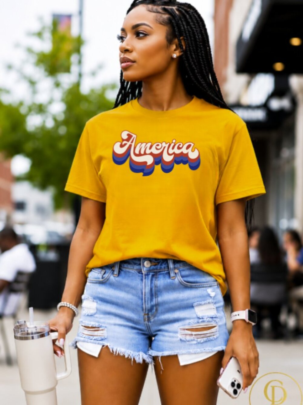 America Retro Design (Gold/ New)